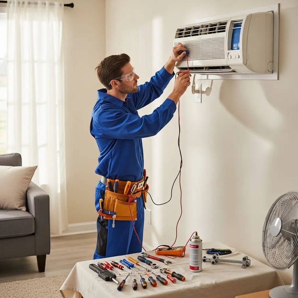 Evren Dominox Dominox klima gaz dolumu ve bakım – Enerji verimliliği artırıldı. - Teknik servis örneği